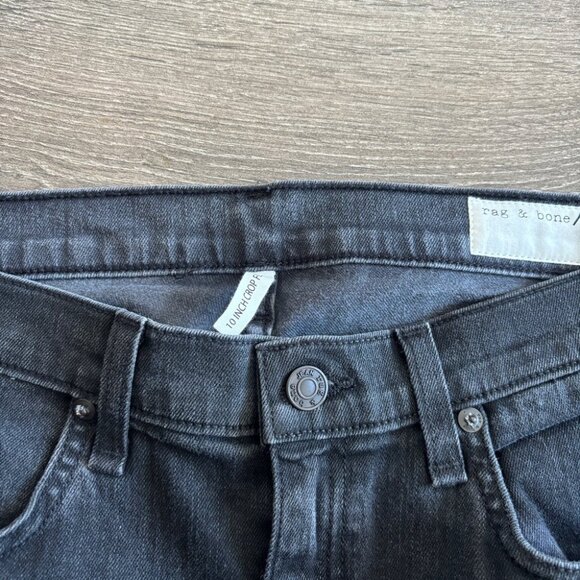 Rag & Bone 10” Crop Flare Raw Hem Jeans - Picture 7 of 11